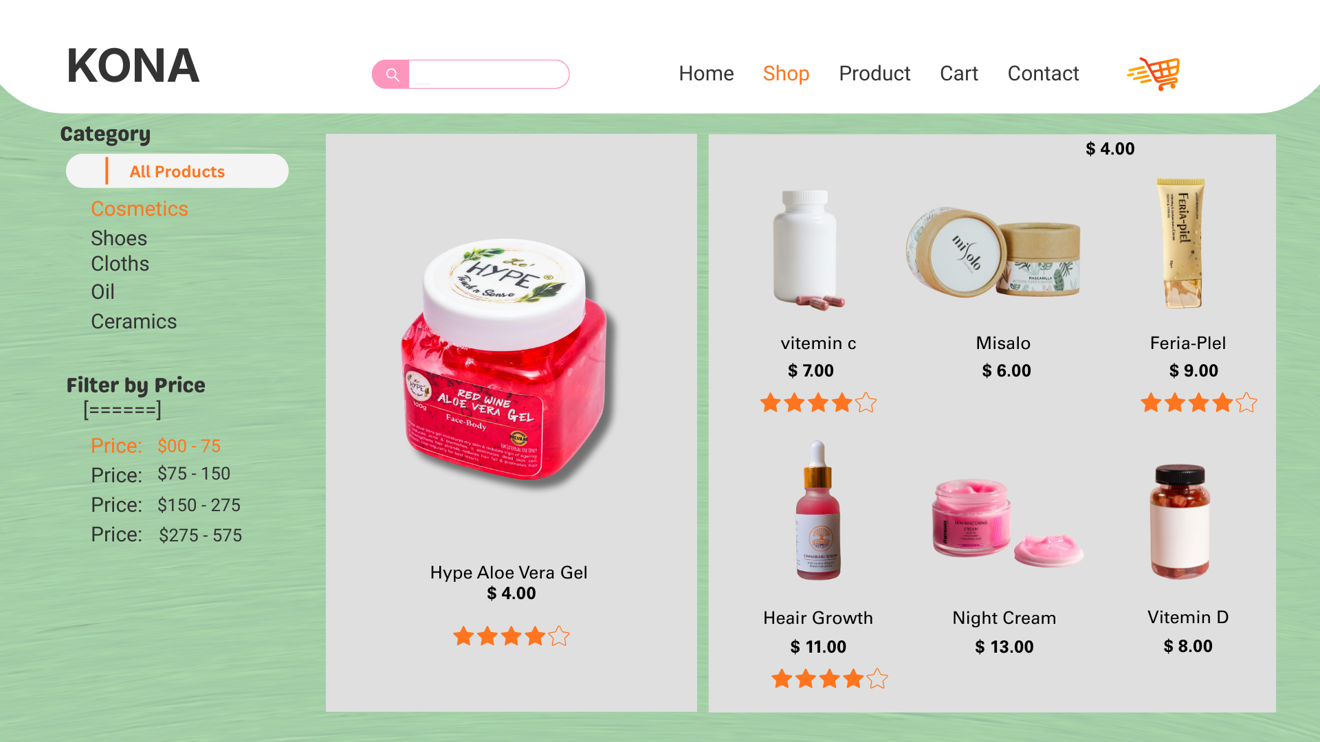 ecommerce portfolio