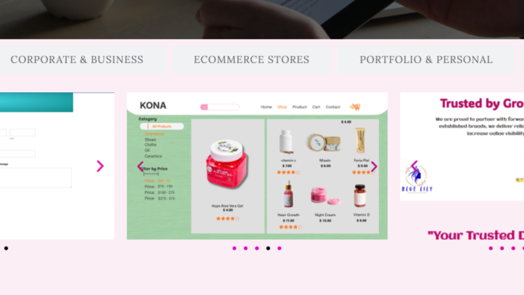 website portfolio