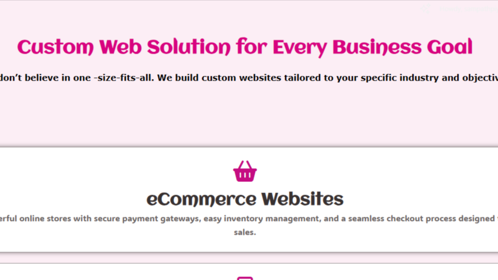 webaite portfolio