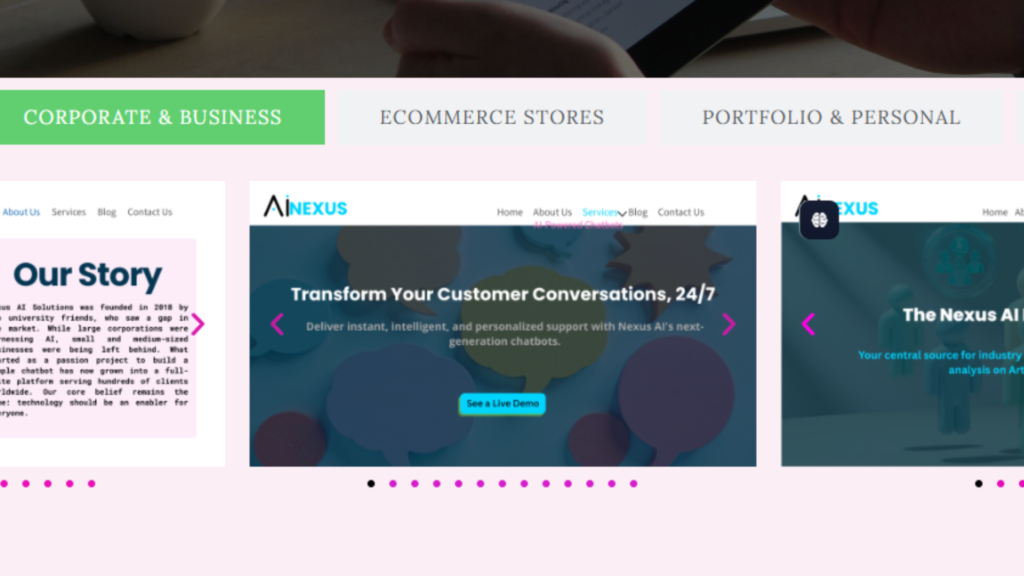 website portfolio