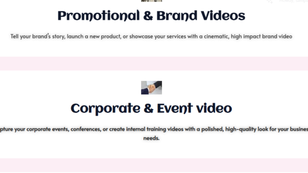webaite portfolio
